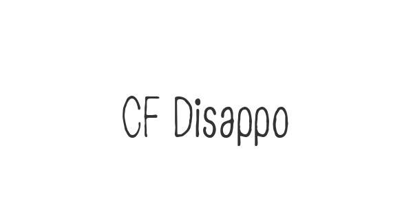 CF Disappointed font thumb